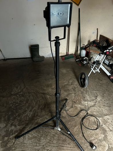 Work Light with Adjustable Tripod Stand