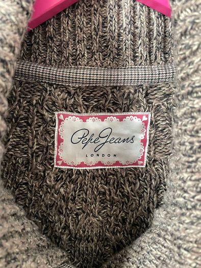 PEPE London Wool Blend Cape Coat Cardigan Size S!