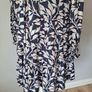 Gallery navy/gold print dress size UK 20 Image 4