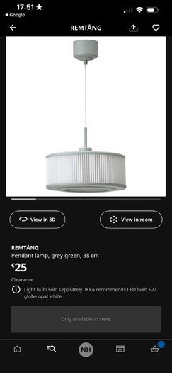 Ceiling lights - Ikea Remtang