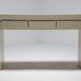 Mid-Century Modern Formica Waterfall Console table, attributed to Karl Springer, 1970s. Image 2