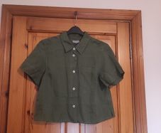 Designer Margaret Howell linen ladies shirt