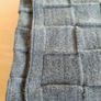 Grey textured scarf Image 5