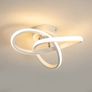 Modern LED Ceiling Light,Round Geometry Ceiling Lamp,Chic Chandelier 3000K for Hallway,Living Room,Bedroom 18W Dia 24CM (FREE POSTAGE) Image 2