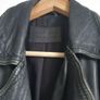 Allsaints Leather Jacket Size Uk 10 Image 6