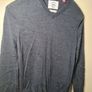 mens KRONSTADT 100% extra fine merino wool jumper Size Small navy Image 4