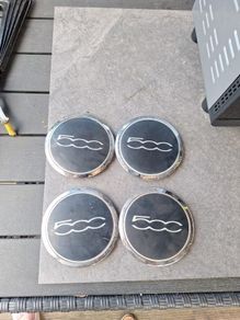 4 Fiat 500 wheel inserts