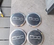 4 Fiat 500 wheel inserts