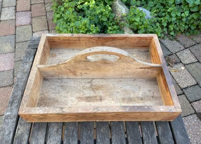 Vintage Wooden Tool Tray