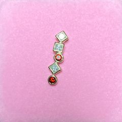 9ct gold & Gemstones pendant