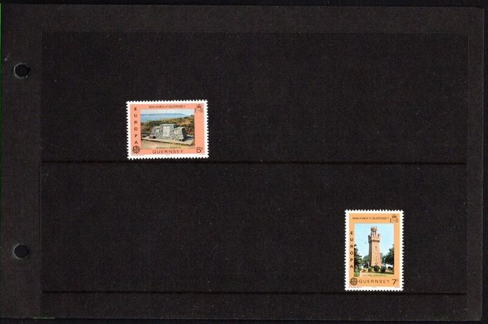 1978 Guernsey Europa Stamps Monuments Commemorative Stamps Presentation Pack