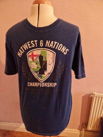 Natwest 6 Nations Rugby T-Shirt - Medium size