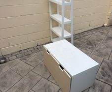 Storage box and shelves