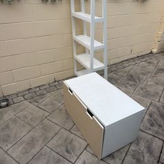 Storage box and shelves
