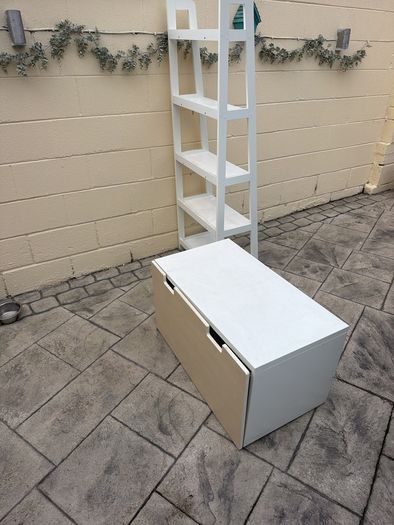 Storage box and shelves