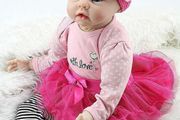 22 Inch/55cm Reborn Doll Baby Girl Realistic Soft Silicone Reborn Toddler Baby Dolls Real Life Looking Newborn Dolls Toys Gifts Reborn Babies (FREE POSTAGE)