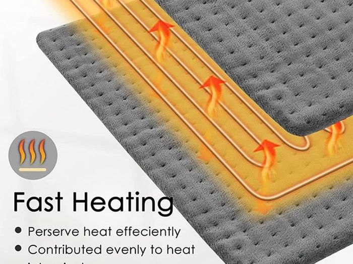 Heating Pad Electric Heat pad for Back Neck with Fast Heating Technology, 6 Heat Settings & Auto Shut Off, Machine Washable MULTIPLE COLOURS AVAILABLE, SEE PHOTOS (FREE POSTAGE)
