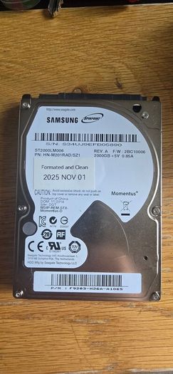 Bundle of 4x HDDs