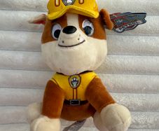 Gund Paw Patrol Rubble Plush Stuffed Dog approx. 7" Construction Bulldog Puppy Please look at the pictures