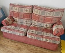 2 Seater fold out Sofa bed with inbuilt mattress