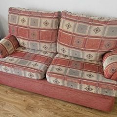 2 Seater fold out Sofa bed with inbuilt mattress