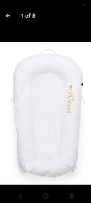 Dockatot Dock Delux Peestige white baby nest