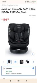 car seat 15 months to 12 years - sold pending collection