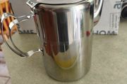 Vintage Tawlite Stainless steel 3 pint coffee / Tea pot in good condition