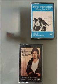 Two Bruce Springsteen albums on cassette - just a fiver each. Tapes are excellent and play great. Covers good but there is writing on spine - hence bargain price. Price is for both.