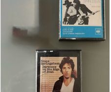 Two Bruce Springsteen albums on cassette - just a fiver each. Tapes are excellent and play great. Covers good but there is writing on spine - hence bargain price. Price is for both.