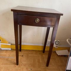 Vintage furniture ,commode, small table, singer sewing machine and radiogram