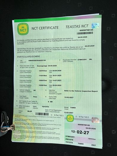 Toyota Yaris - Just Passed Nct May 4th