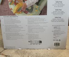 Bug 3-in-1 Floor and Booster Seat with Activity Tray - Eucalyptus