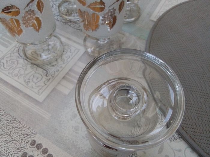 Vintage Libbeys Frosted Glasses