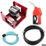 Self Priming Electric Oil Pump Transfer Fuel Oil Diesel 40l/m + Mechanical Meter Image 8