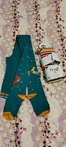 frugi Norah 2 pack tights 6-8y