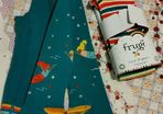 frugi Norah 2 pack tights 6-8y