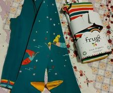 frugi Norah 2 pack tights 6-8y