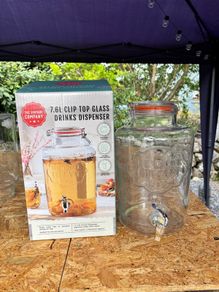 Drinks Dispenser Glass 7.6l Designer
