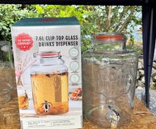 Drinks Dispenser Glass 7.6l Designer