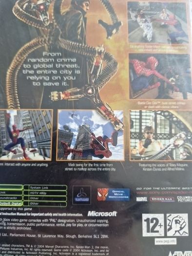 Spiderman 2 Xbox Original Games Original