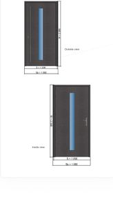 Brand New Premium Front Door Wisniowski NOVA P J4000P
