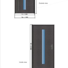 Brand New Premium Front Door Wisniowski NOVA P J4000P