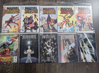 10 Marvel Comics Complete Sets Marvel Zombies Original Series Silver Surfer
