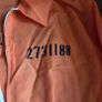 Halloween Orange Suit Convict Jumpsuit. size L Image 6