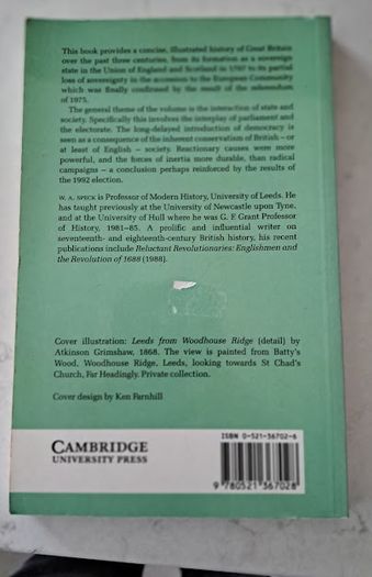 A Concise History of Britain, 1707-1975 (Cambridge Concise Histories) by W. A. Speck (Author)