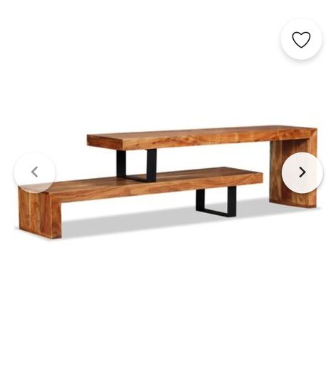 open TV shelves