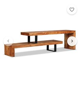 open TV shelves