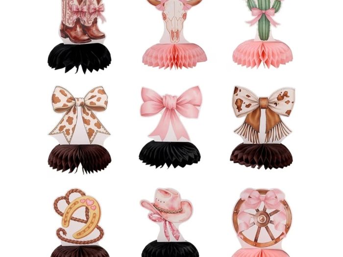 Cowgirl theme party decorations