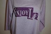 Brand new Janina purple slogan top size UK18 EU46 Postage included